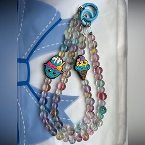 Colorful Ice Cream Beaded Kids Necklace